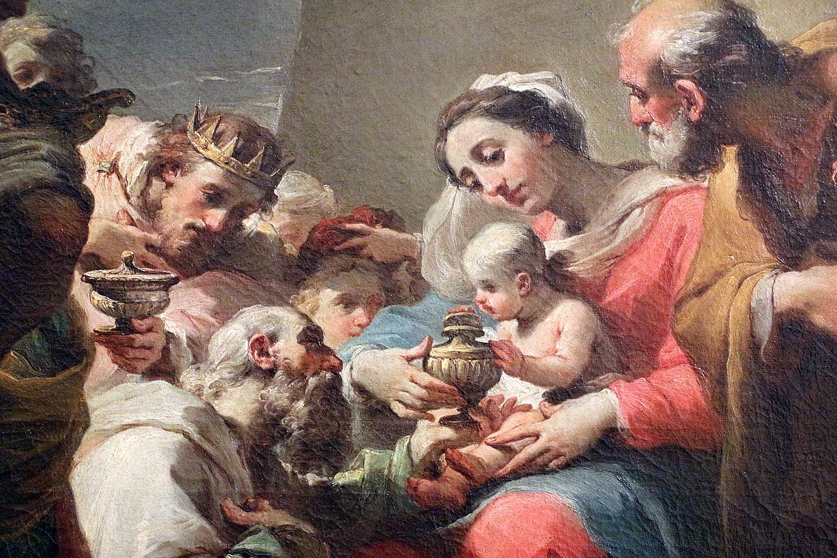 Adorazione dei magi - dettaglio